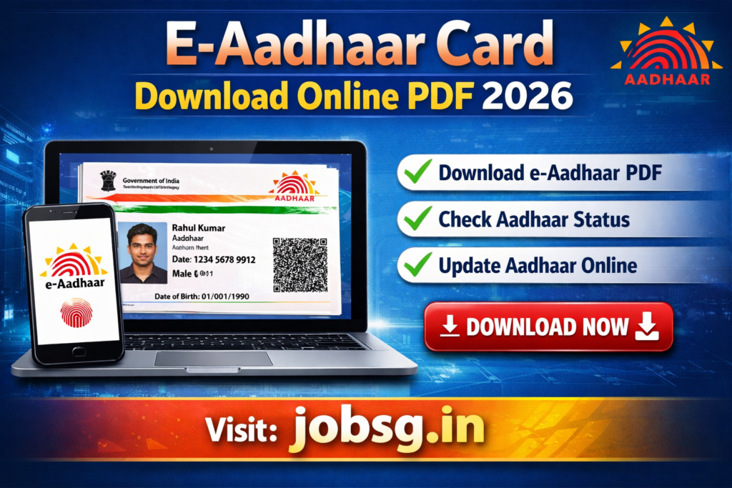 E Aadhaar Card Download Online PDF 2026